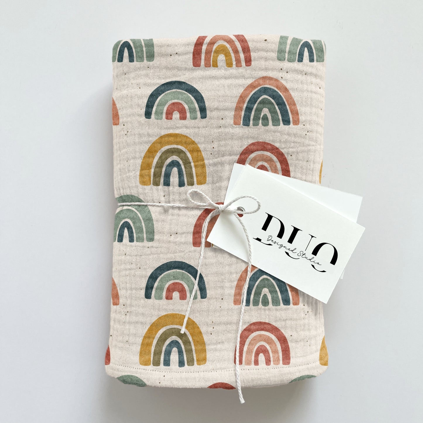 Boho Rainbows Digital Seamless Pattern