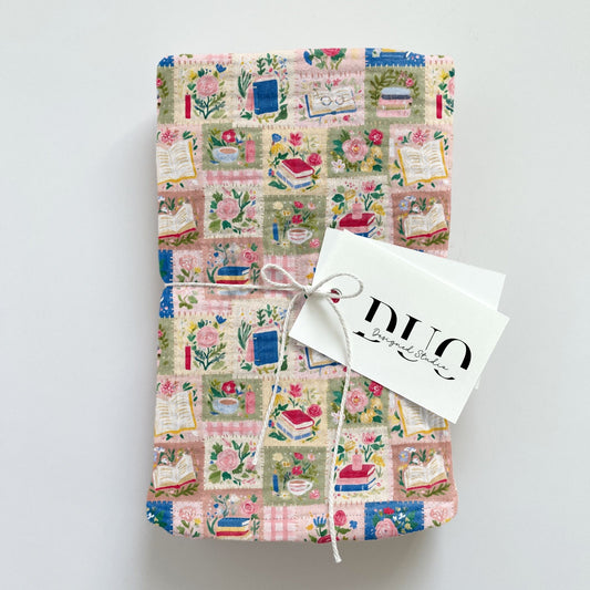 Book Floral Patchwork Digital Seamless Pattern