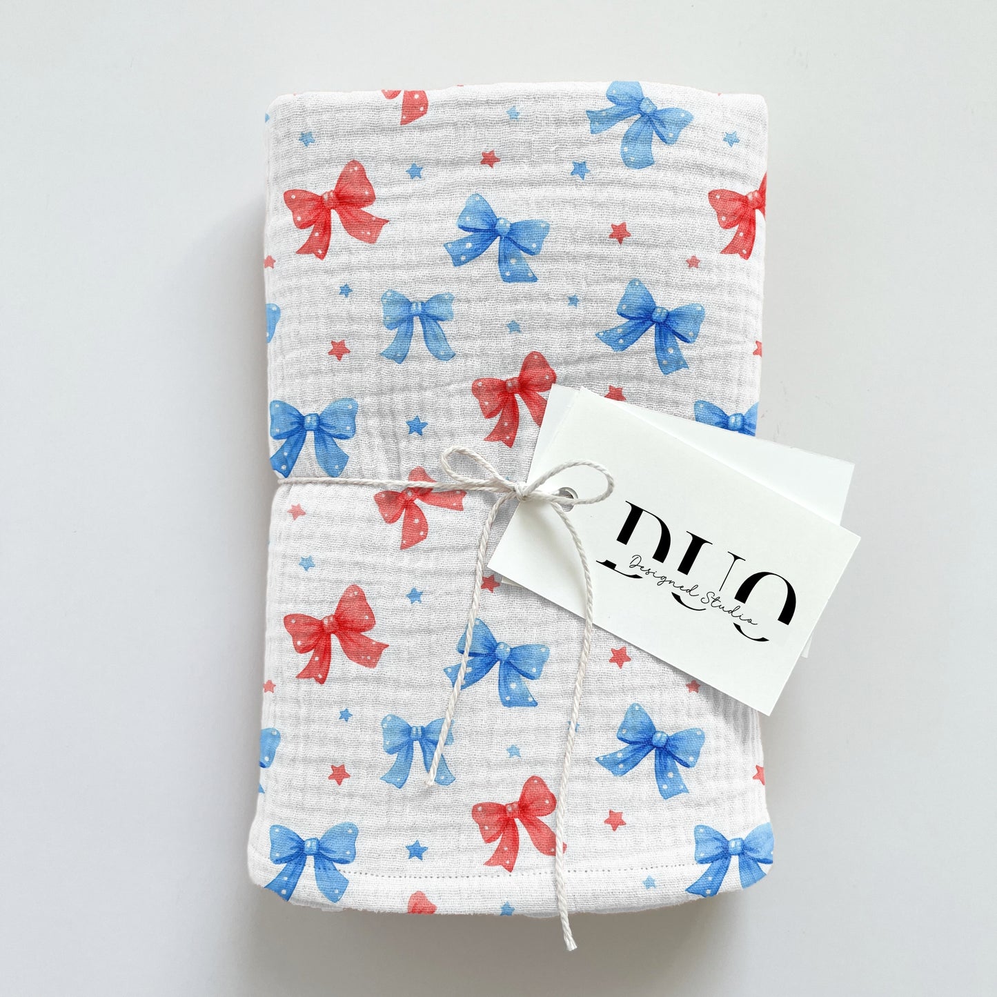 Bows & Stars Digital Seamless Pattern