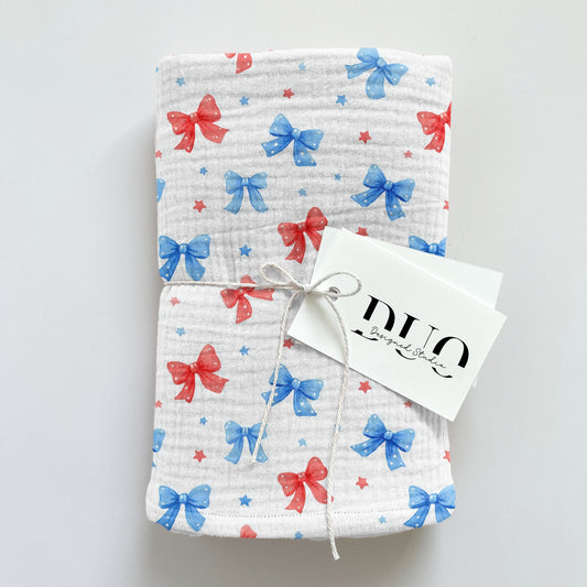 Bows & Stars Digital Seamless Pattern
