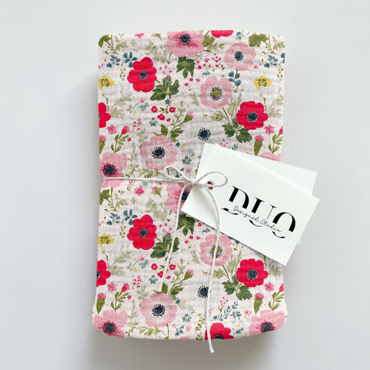 Bright Floral Garden Digital Seamless Pattern