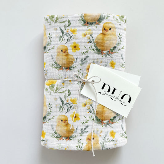 Buttercup Chicks Digital Seamless Pattern