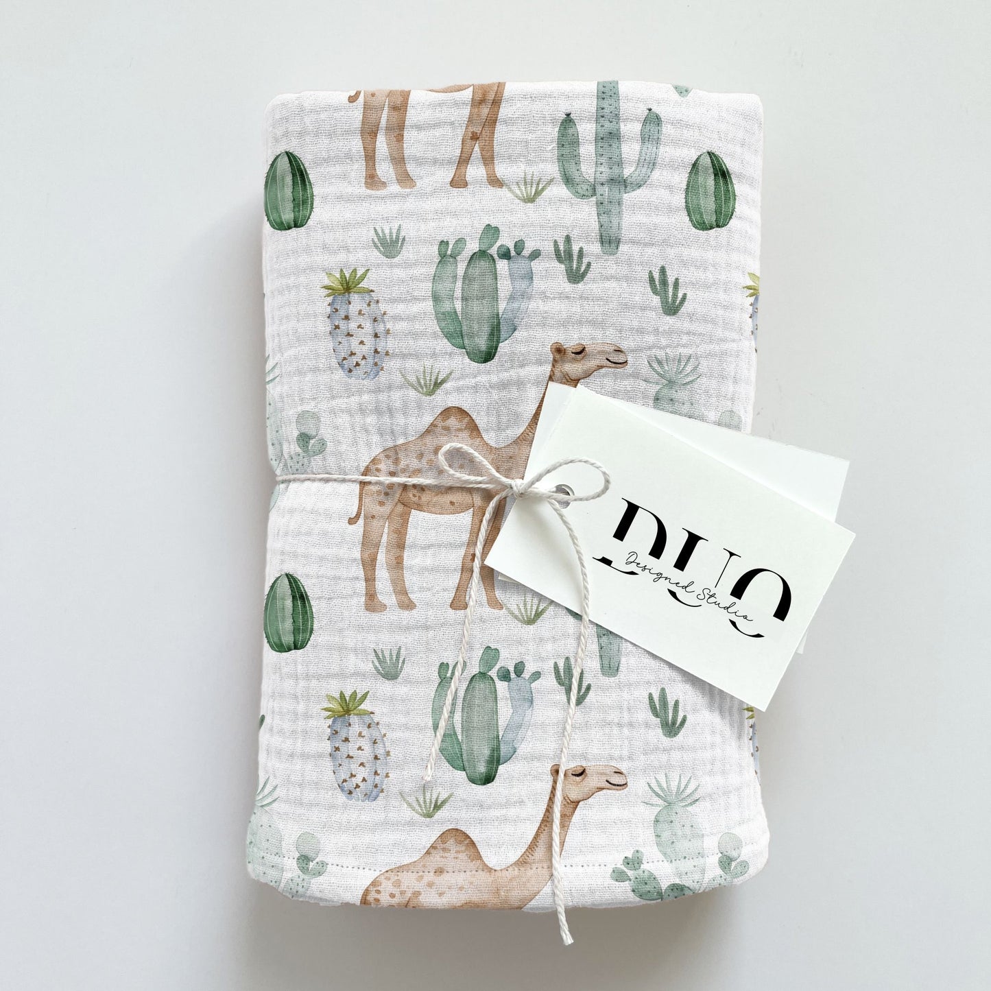 Camels & Cacti Digital Seamless Pattern