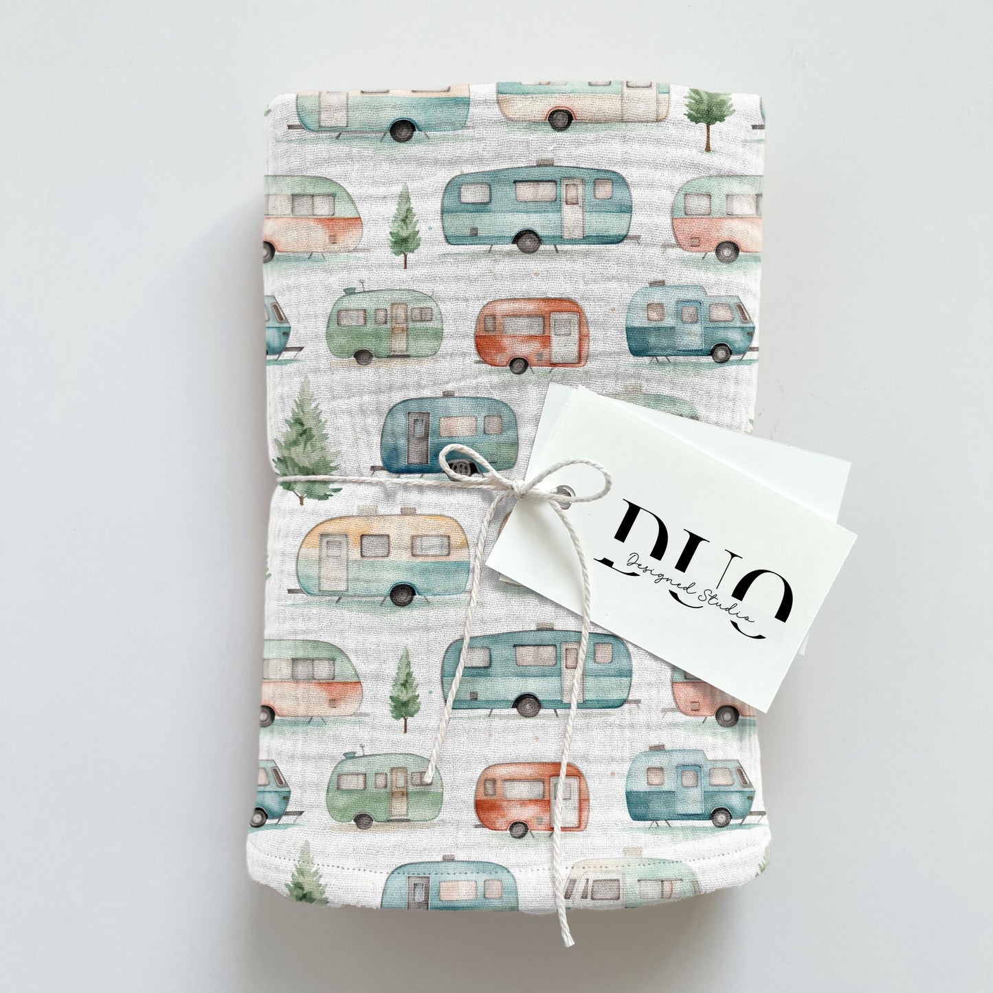 Campervans Digital Seamless Pattern