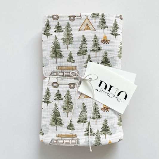 Camping Digital Seamless Pattern