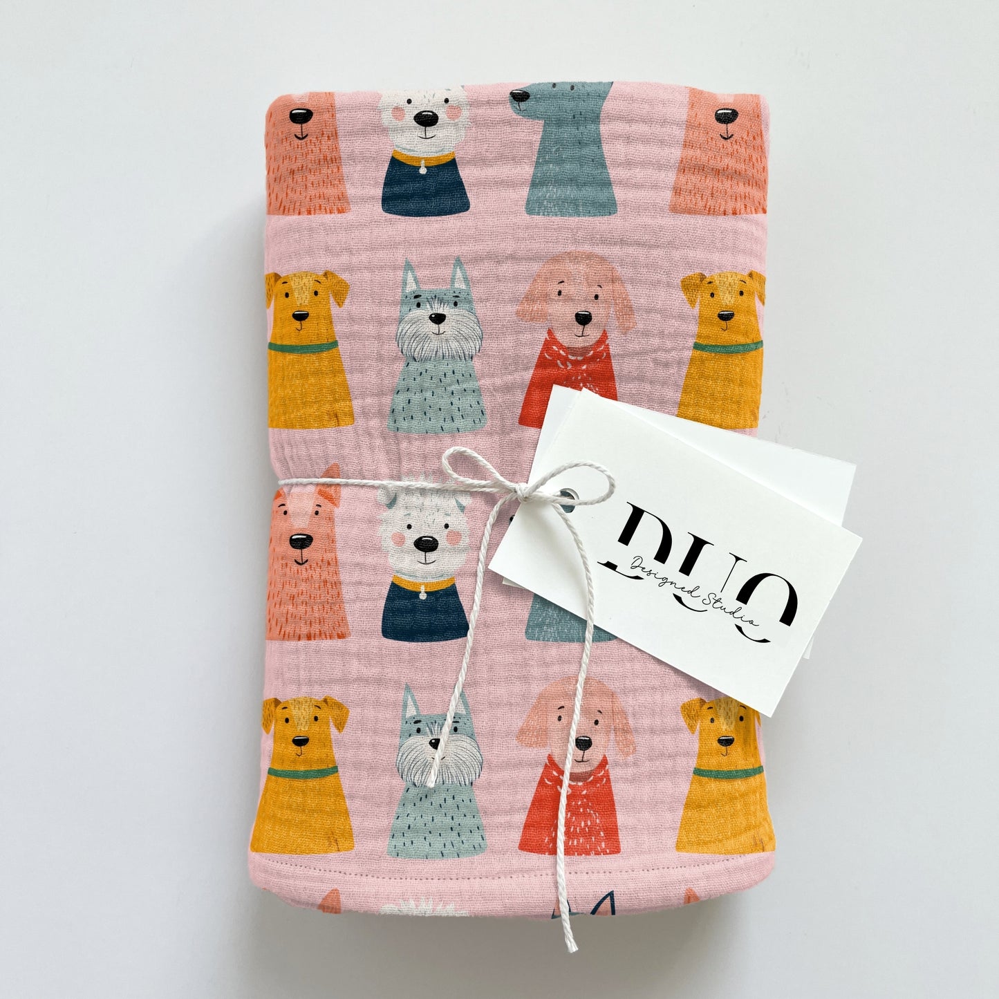 Cartoon Dogs Digital Seamless Pattern