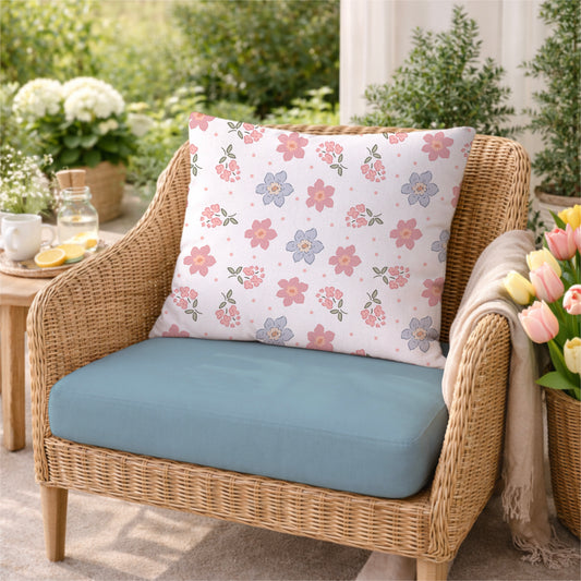 Pink Blue Floral