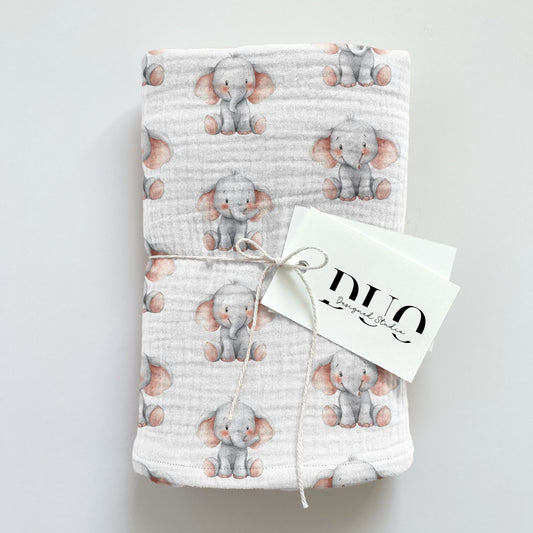 Cheeky Elephants Digital Seamless Pattern