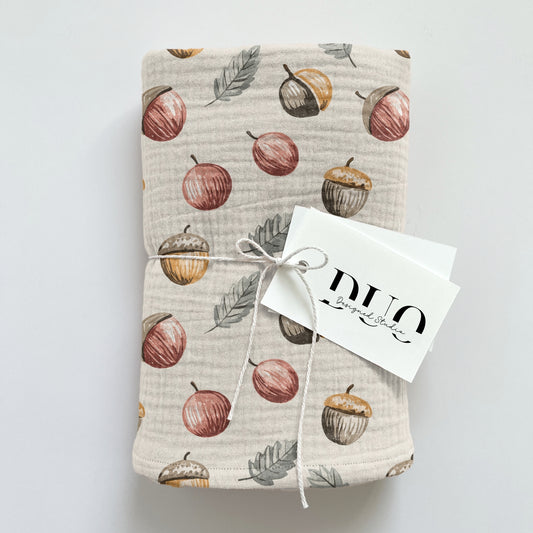 Chestnuts on Beige Digital Seamless Pattern