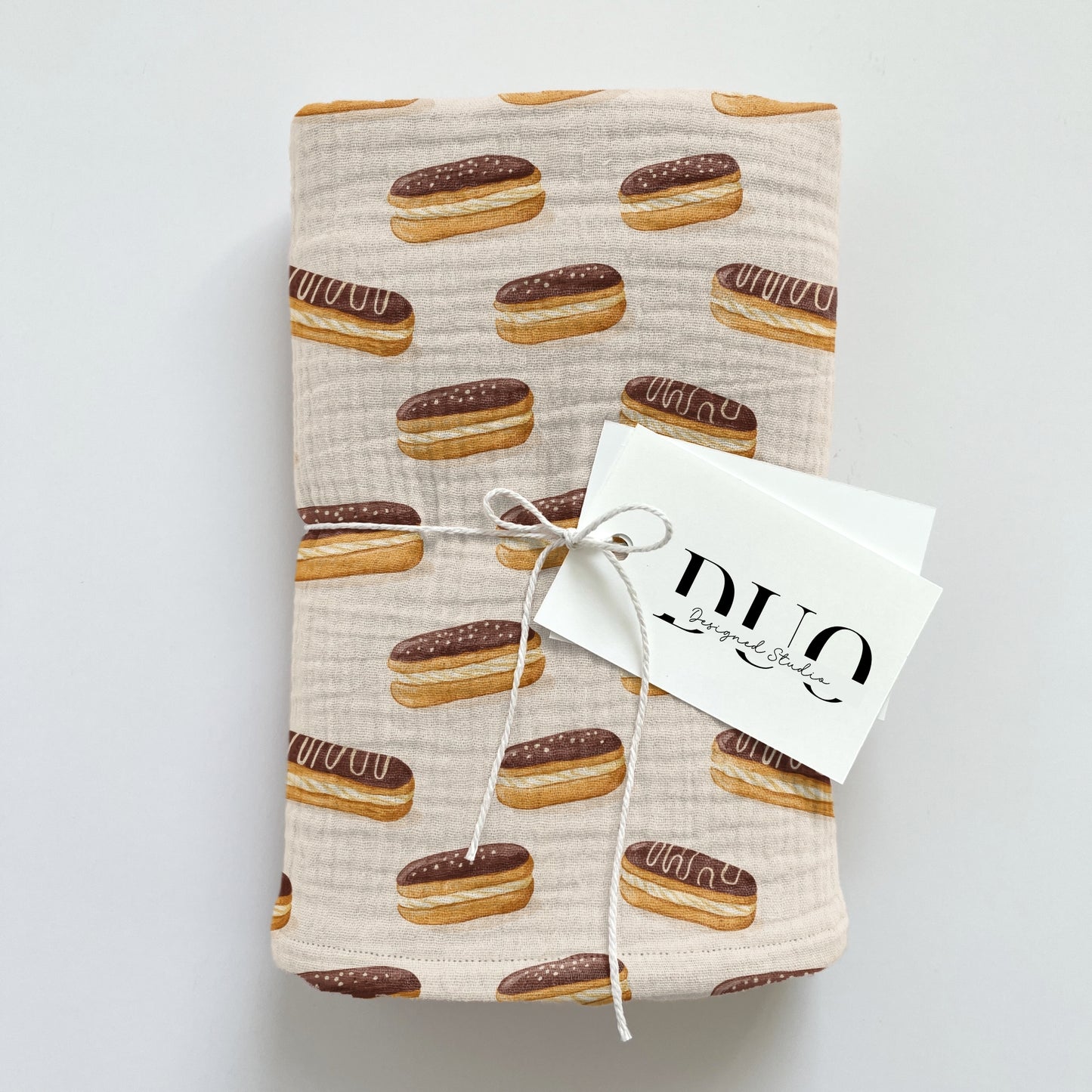 Chocolate Elcairs Digital Seamless Pattern