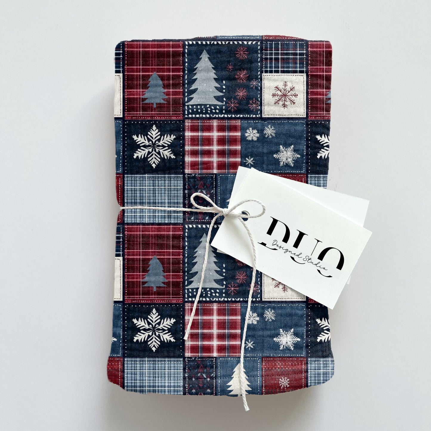 Christmas Patchwork Digital Seamless Pattern