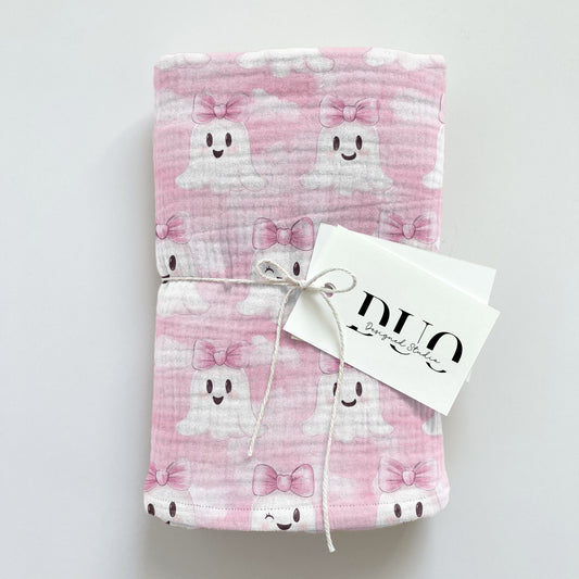 Coquette Ghosts Digital Seamless Pattern