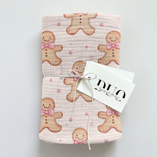 Gingerbread Coquette Digital Seamless Pattern