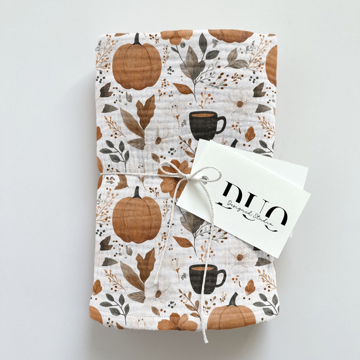 Cosy Fall Autumn Pumpkins Digital Seamless Pattern
