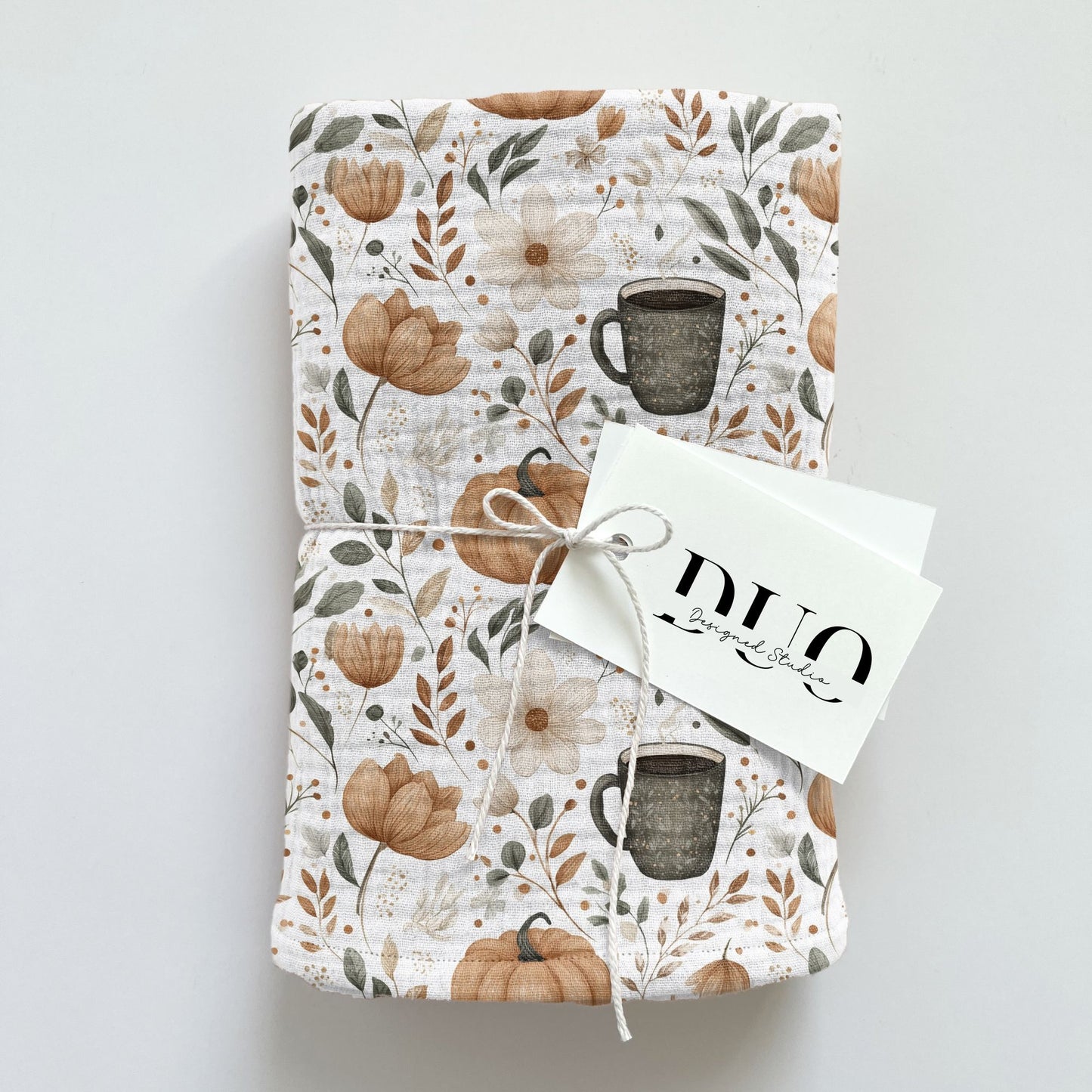 Cosy Autumn Pumpkins Digital Seamless Pattern