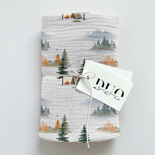 Cozy Camping Digital Seamless Pattern