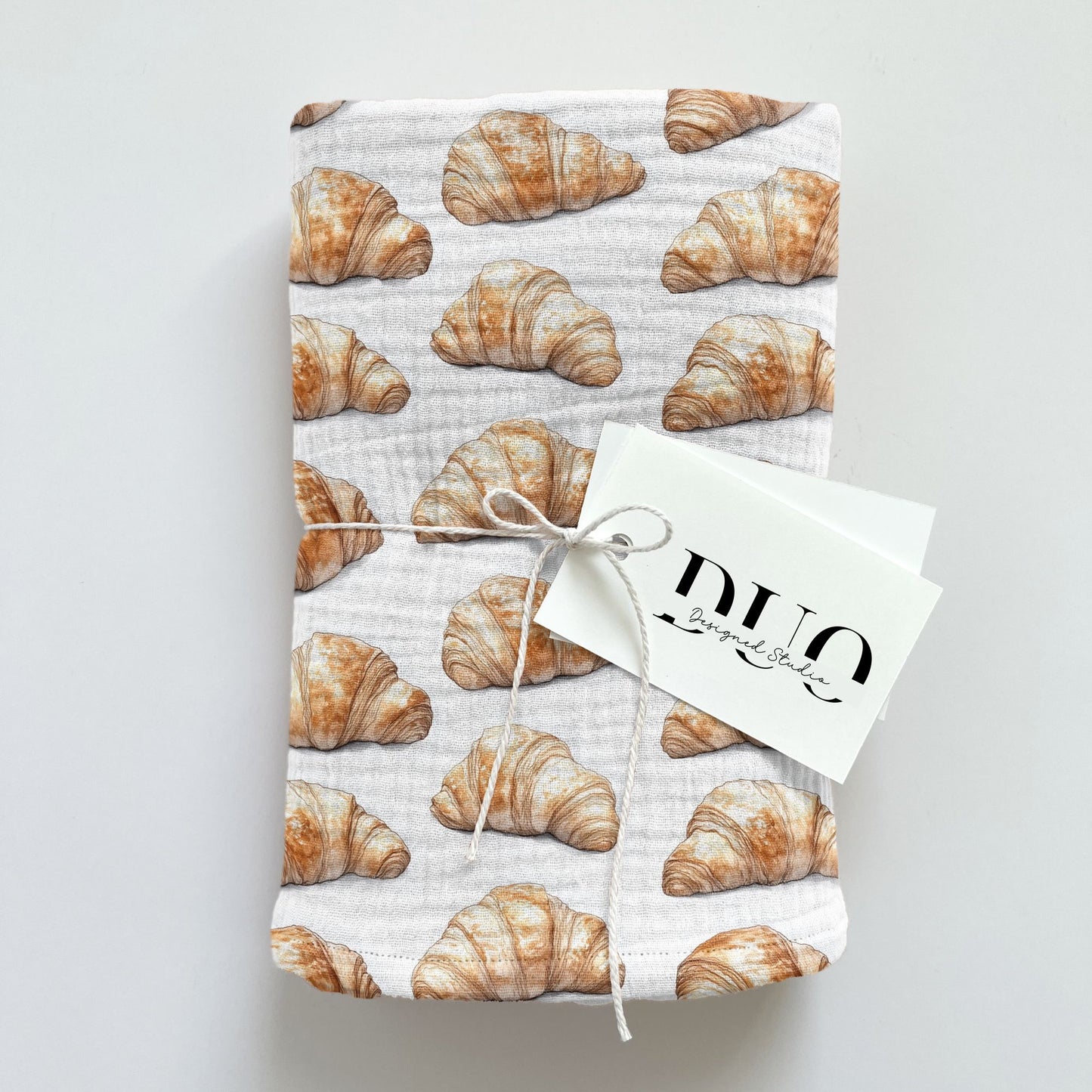 Croissants Digital Seamless Pattern