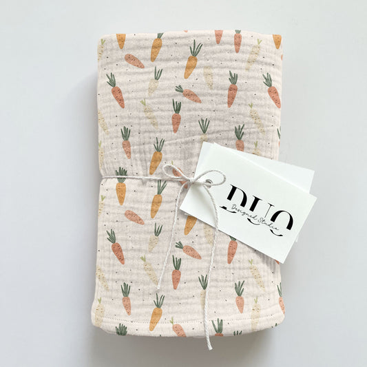 Crunchy Carrots Digital Seamless Pattern