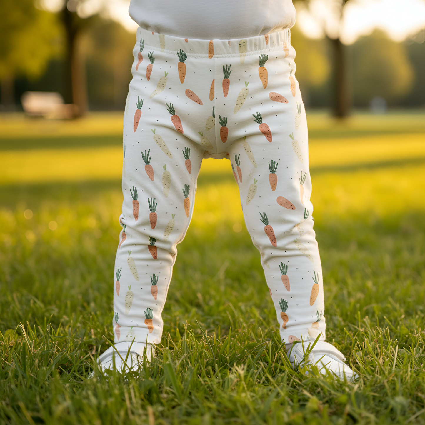 Crunchy Carrots Digital Seamless Pattern