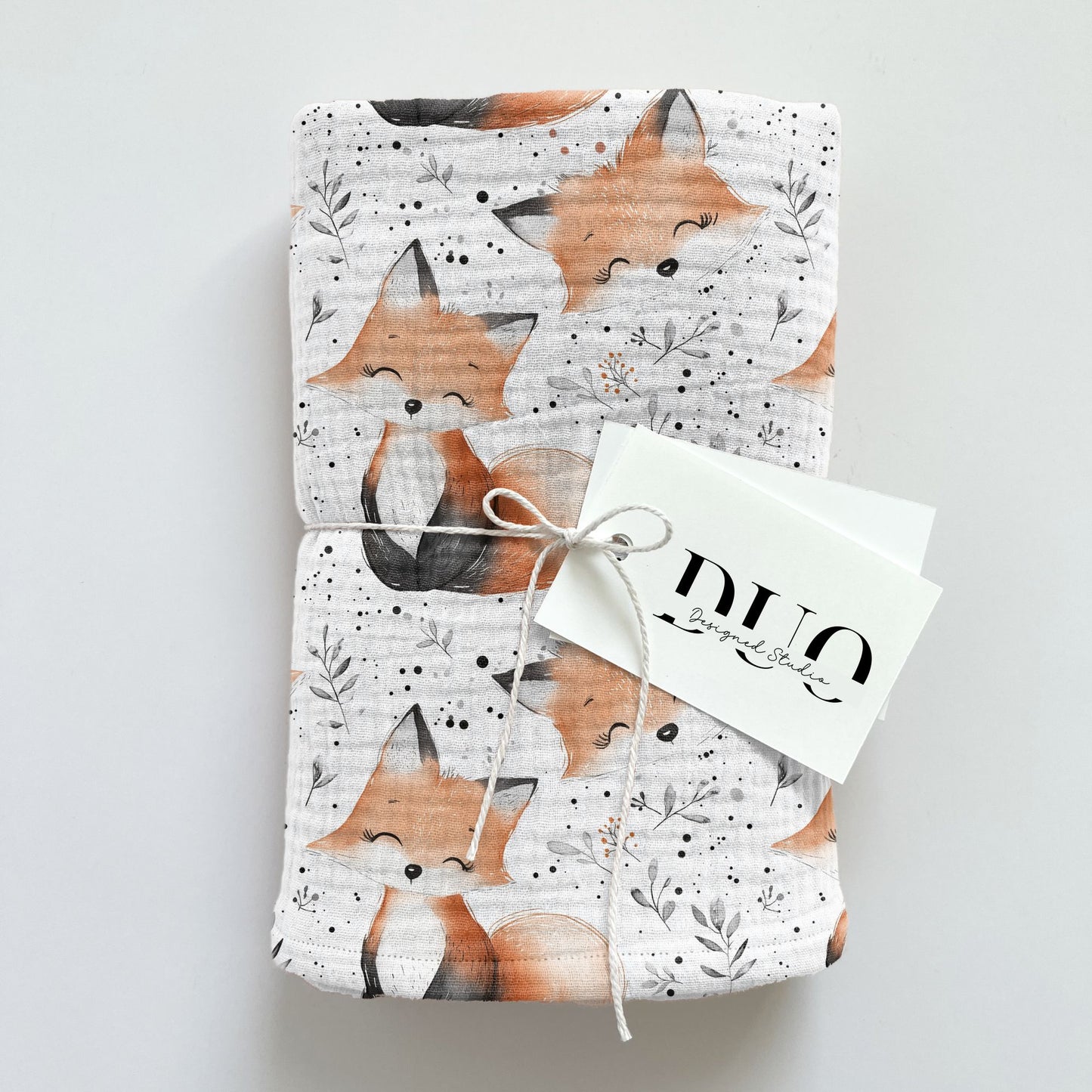 Cute Foxes Digital Seamless Pattern