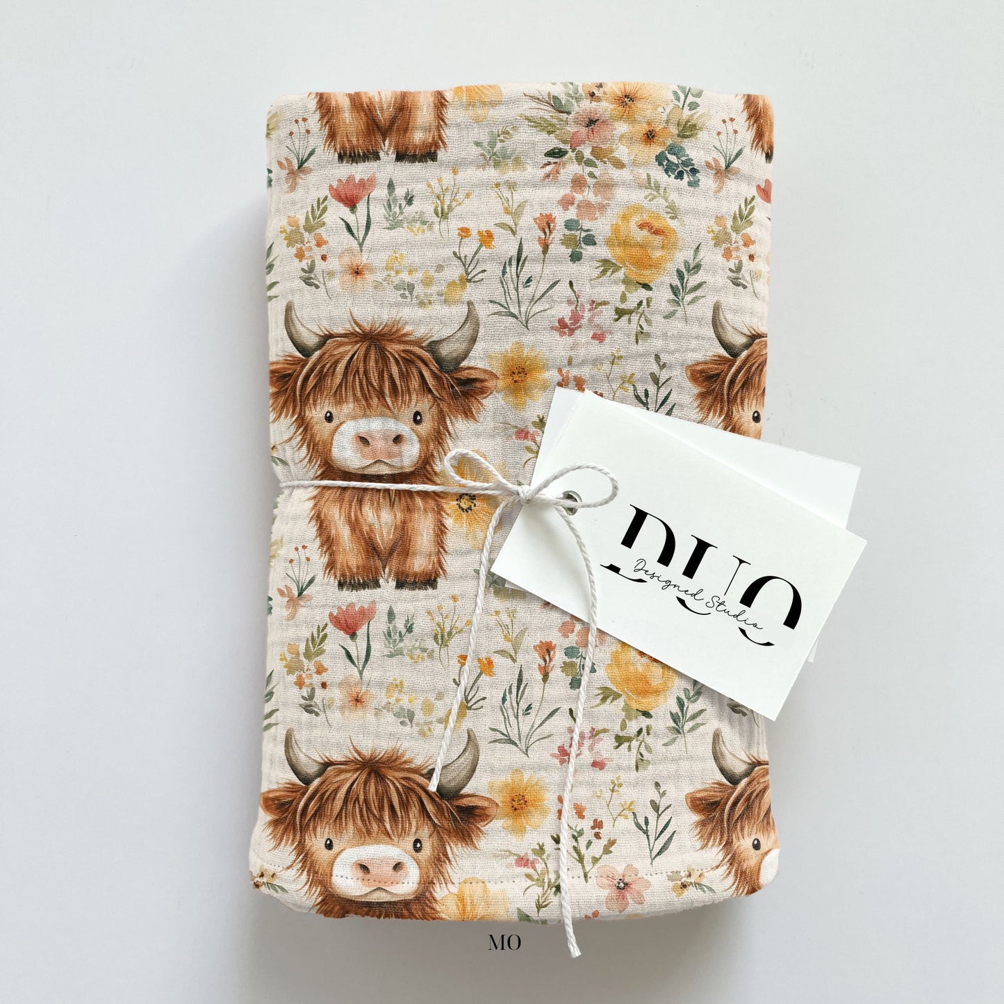 Cute Heifer Digital Seamless Pattern