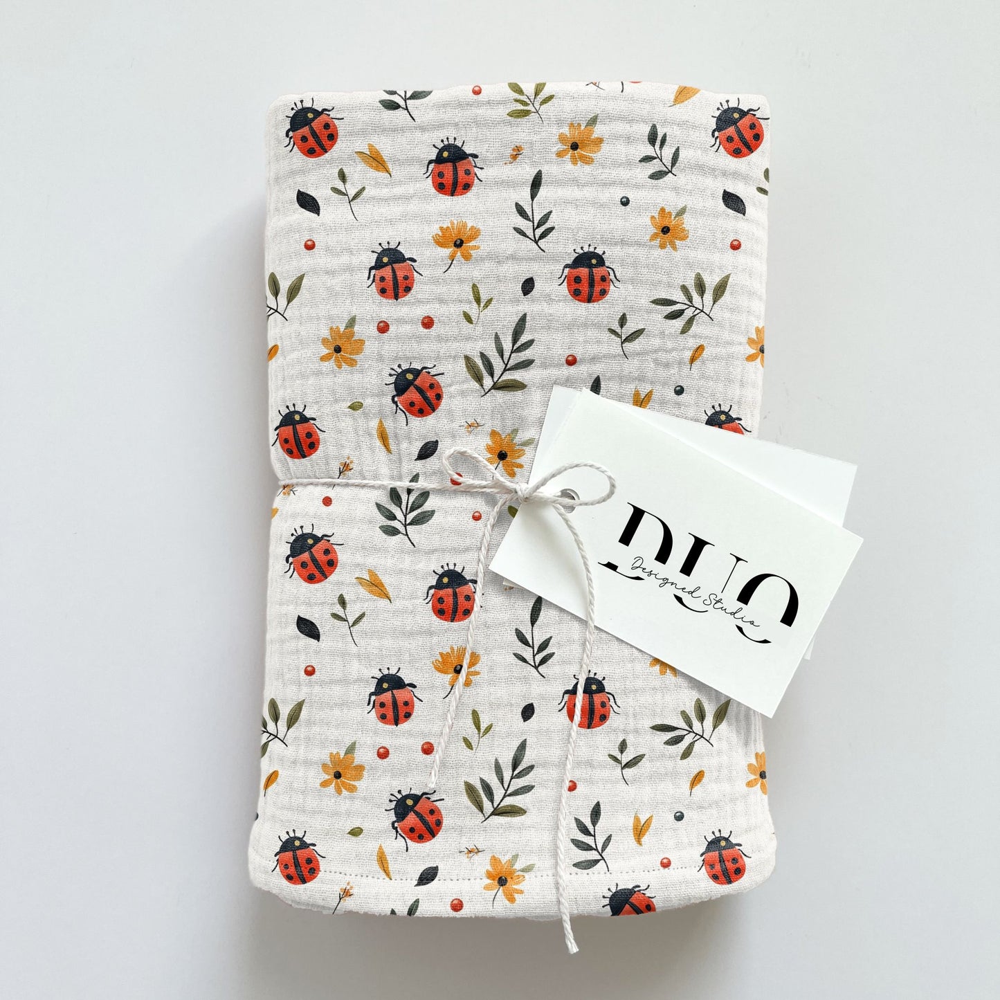 Cute Ladybugs Digital Seamless Pattern