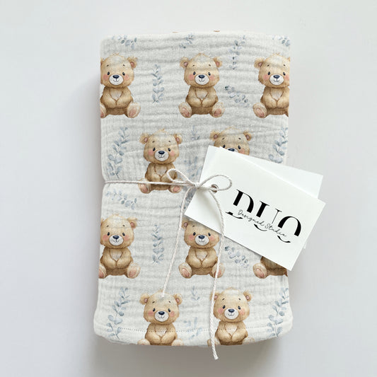 Cute Little Bears Digital Seamless Pattern