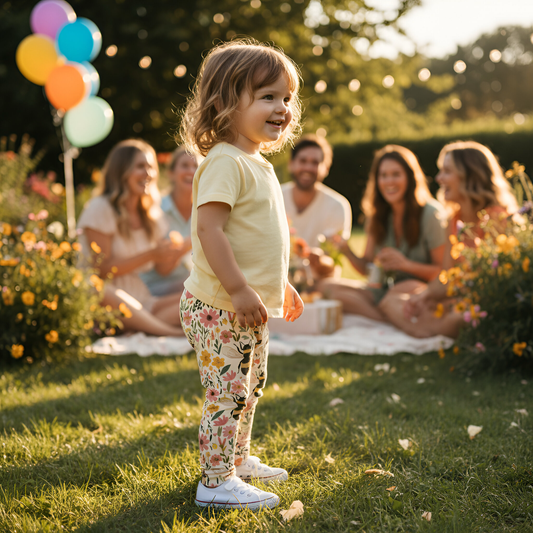 Bee Floral Digital Seamless Pattern