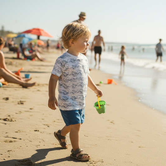 Sketched Waves Digital Seamless Pattern