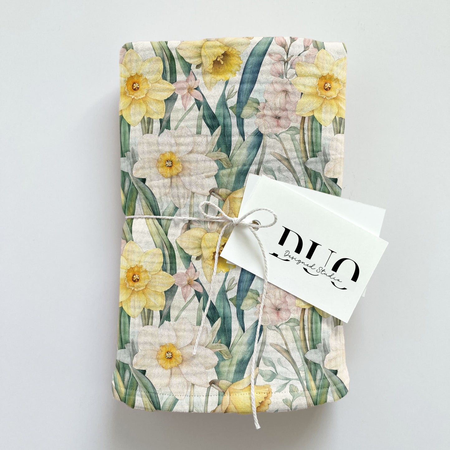 Daffodil Field Digital Seamless Pattern
