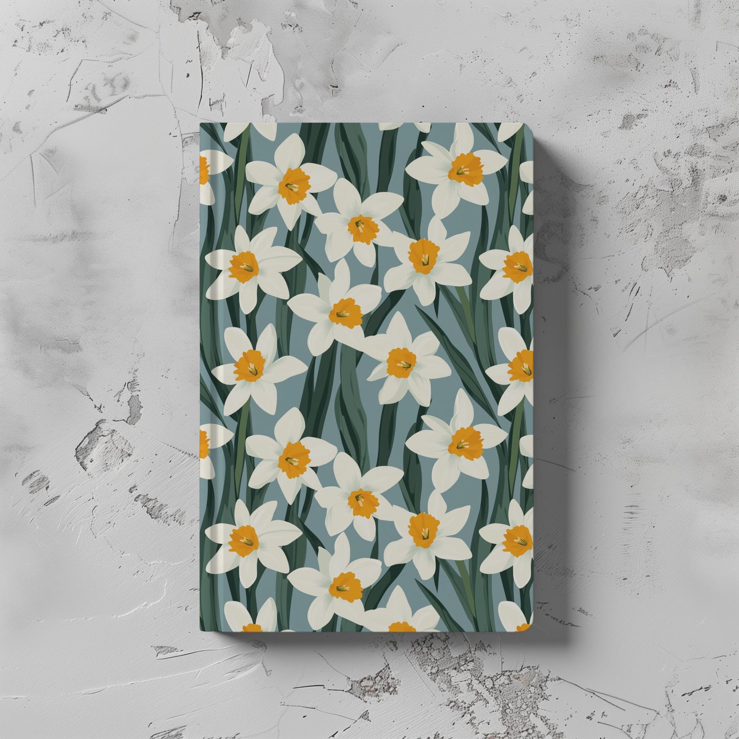 Spring Daffodils Digital Seamless Pattern