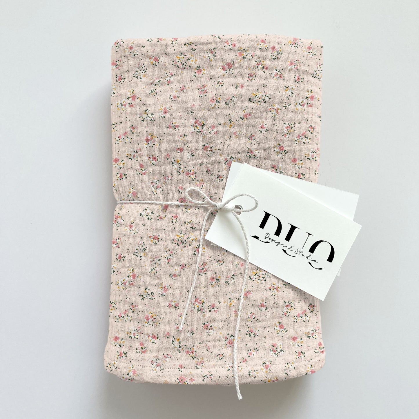 Delicate Pink Ditsy Floral Digital Seamless Pattern