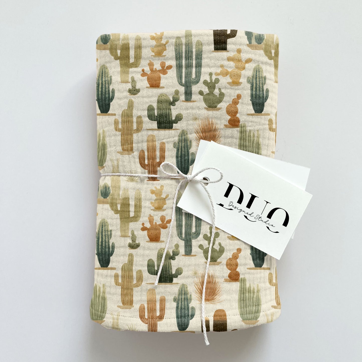 Desert Cactus Digital Seamless Pattern