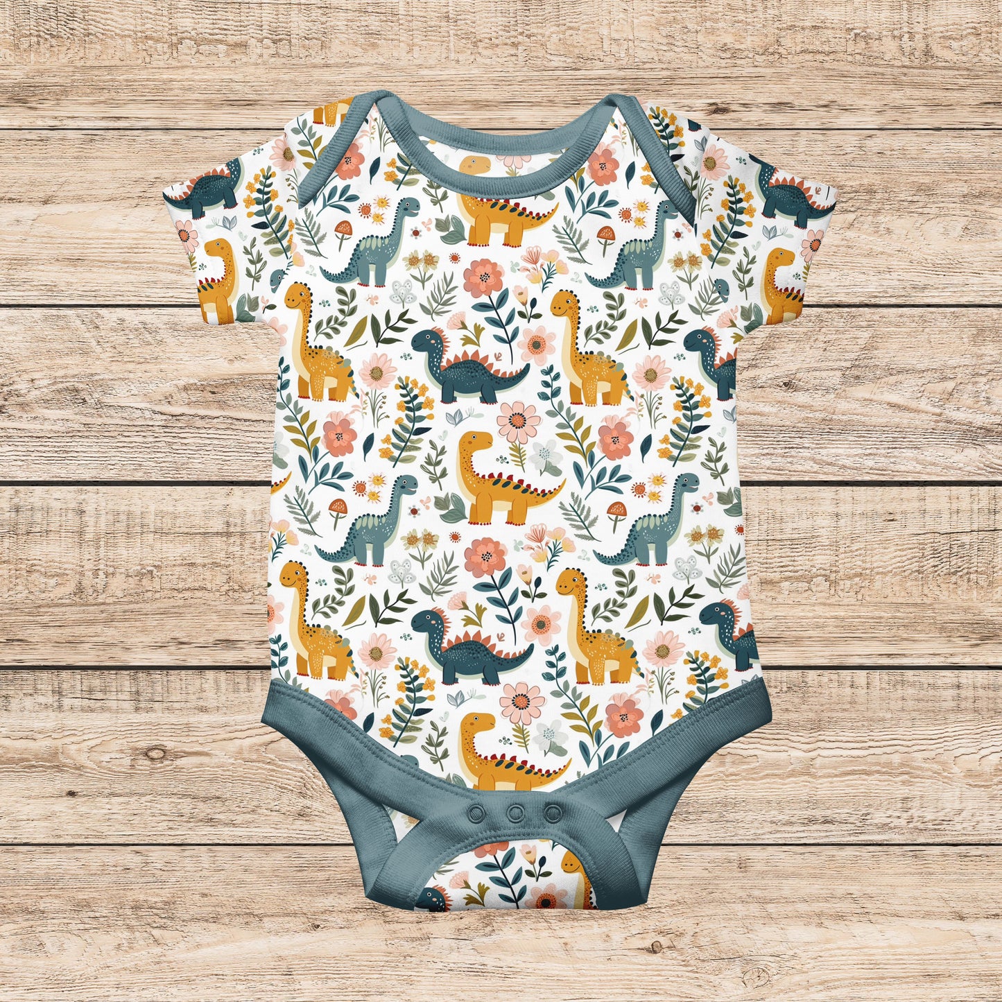 Dinosaur Land Digital Seamless Pattern
