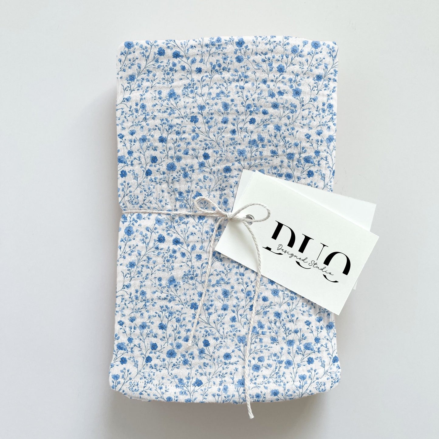 Ditsy Blue Watercolour Digital Seamless Pattern