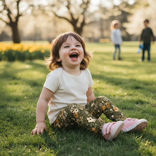 Fall Ditsy Blooms Digital Seamless Pattern