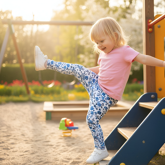 Blue Dainty Flowers Digital Seamless Pattern