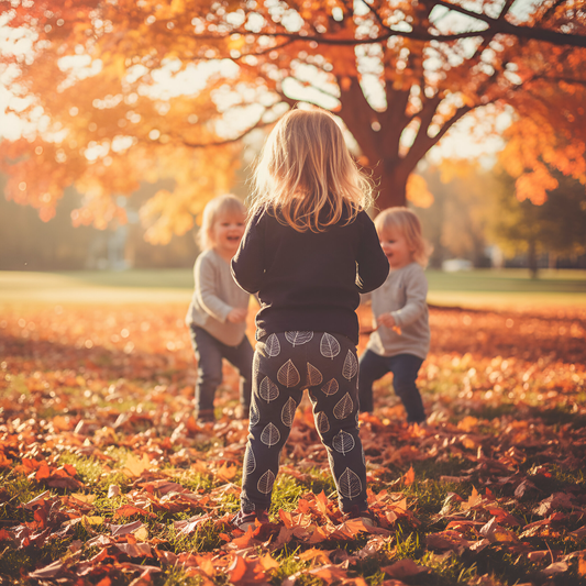 Drawn Leaves Digital Seamless Pattern