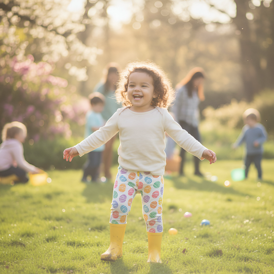 Pastel Easter Eggs Digital Seamless Pattern