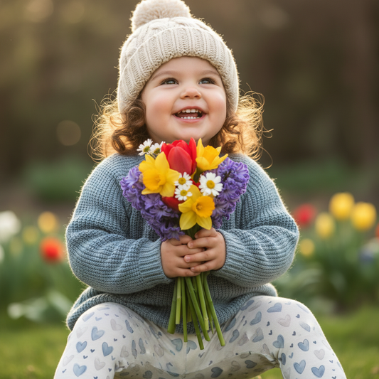 Blue & Grey Hearts Digital Seamless Pattern