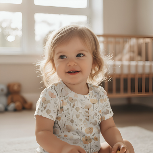 Amber Floral Digital Seamless Pattern