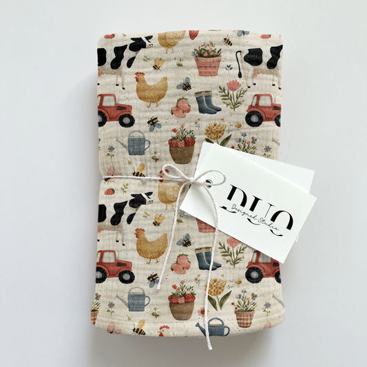 Farm Fun Digital Seamless Pattern