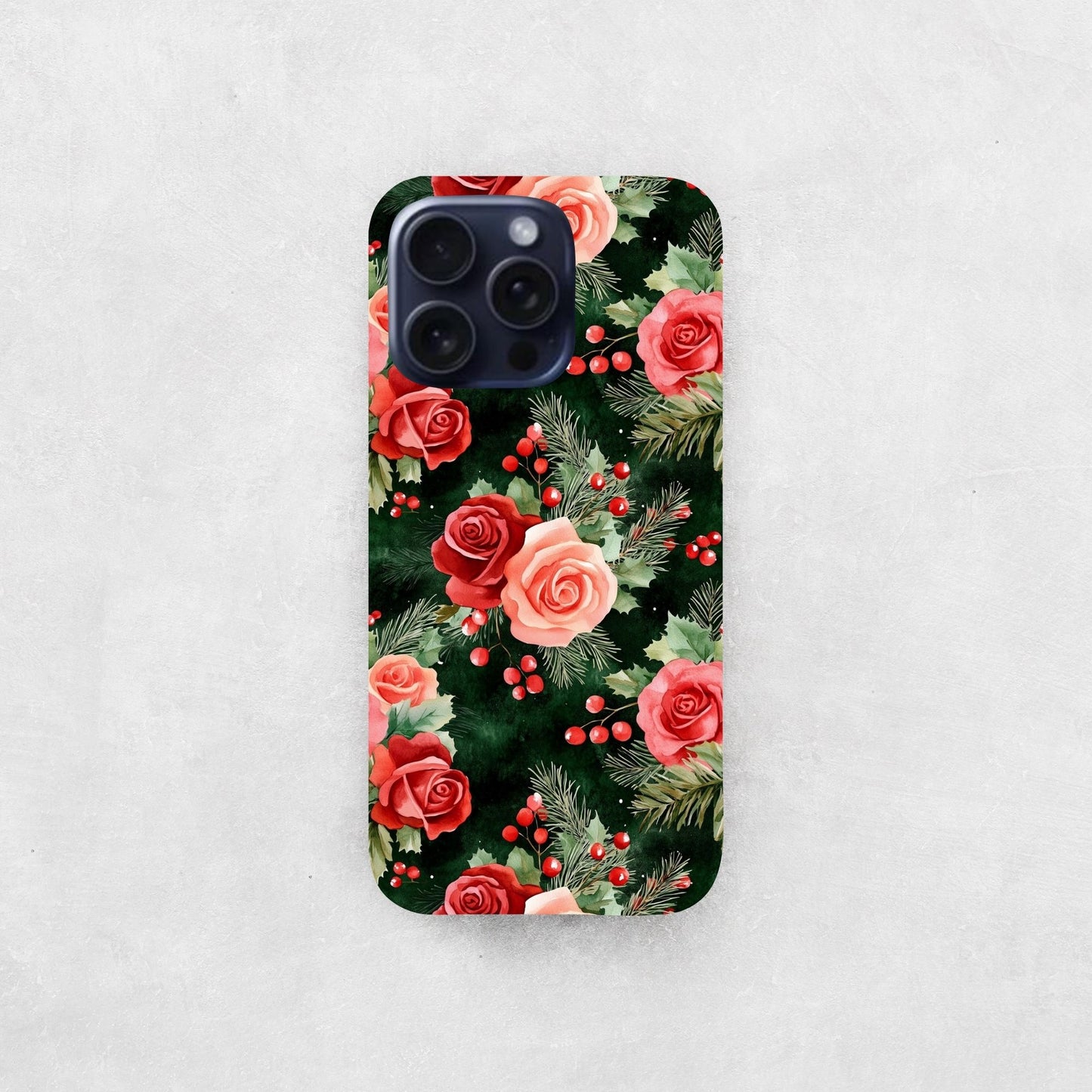 Festive Blooms Digital Seamless Pattern
