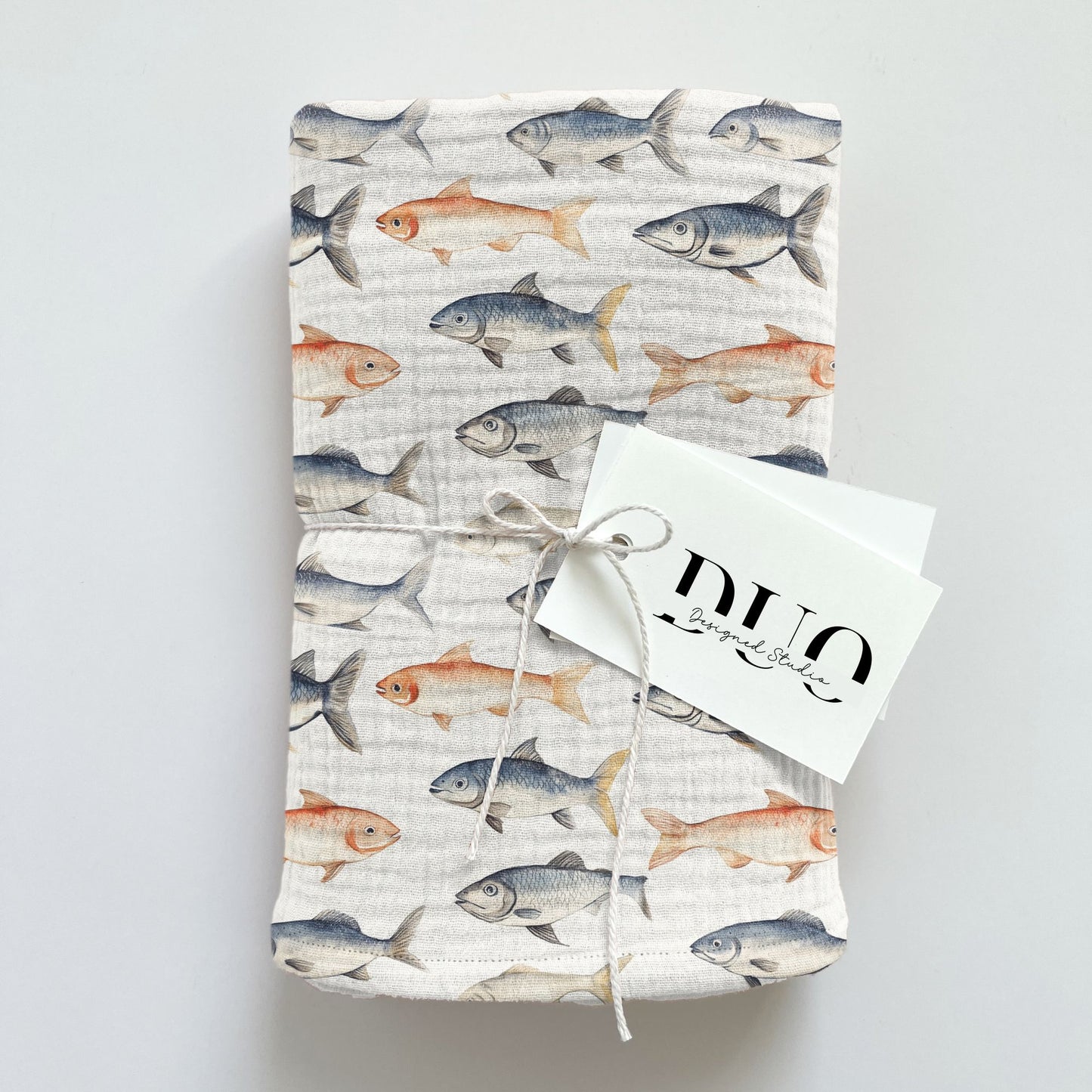 Fishes Digital Seamless Pattern