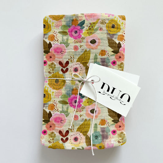 Floral Collage Digital Seamless Pattern