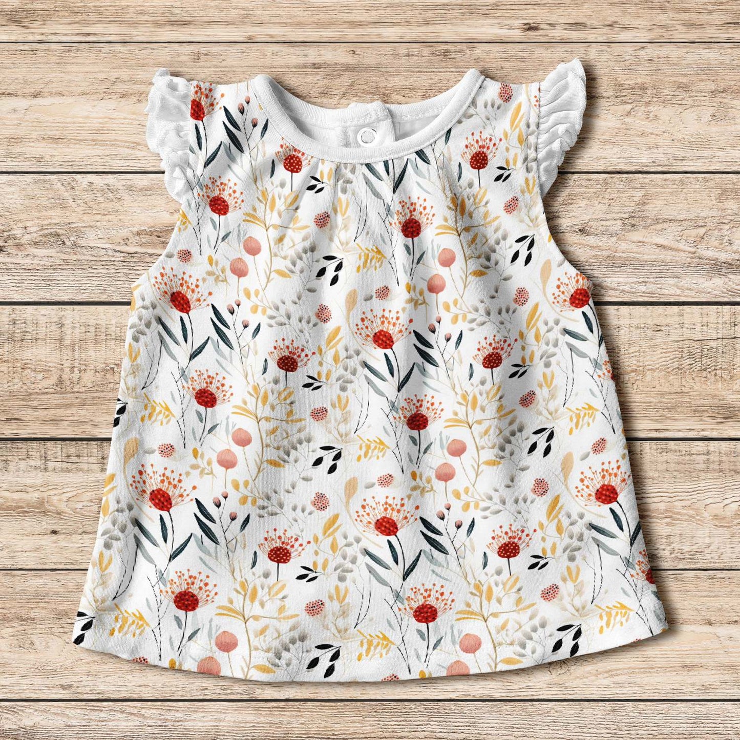 Floral Nature Digital Seamless Pattern