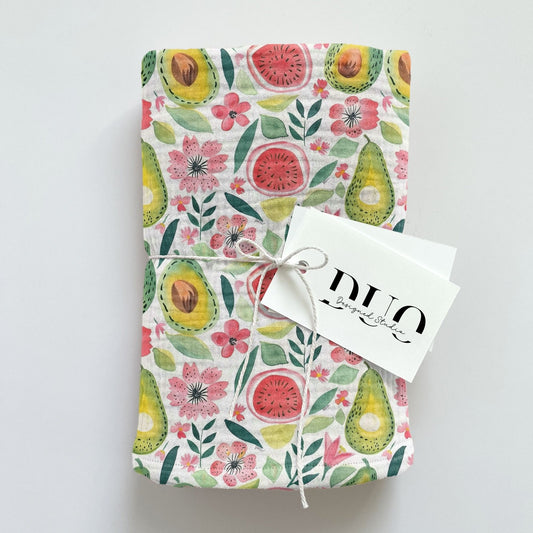 Floral Watermelon Digital Seamless Pattern