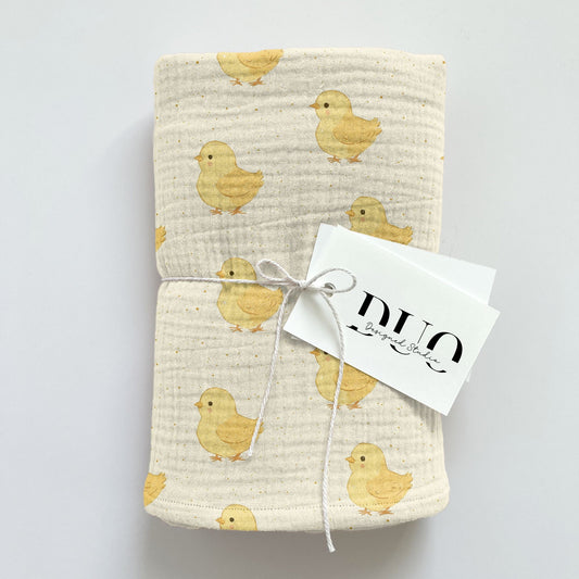 Fluffy Chicks Digital Seamless Pattern