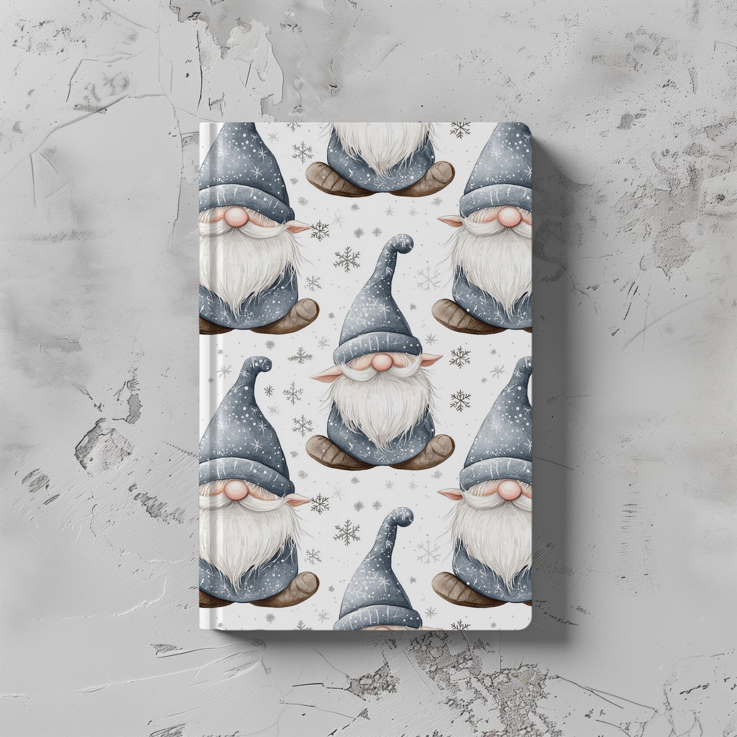 Grey Gonks Digital Seamless Pattern
