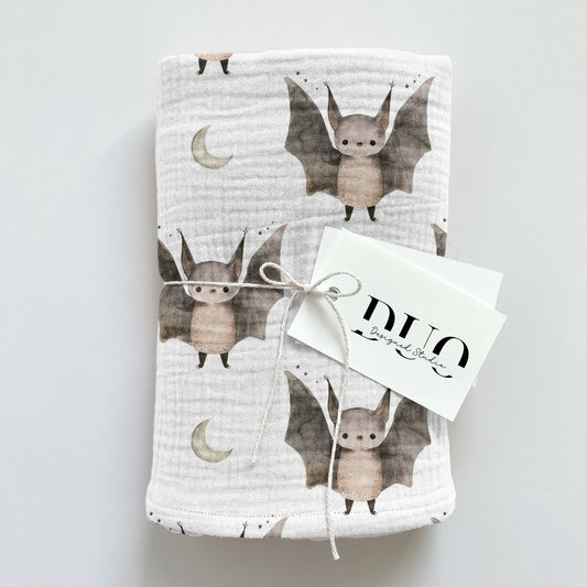 Cute Bat Halloween Digital Seamless Pattern